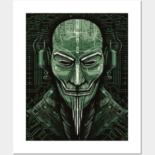 Anonymous Hacker Posters and Art